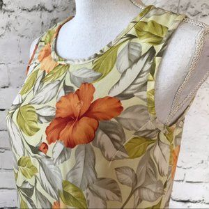 CLOSET CLOSING SALE! Tommy Bahama Tropical Floral 100% Silk Dress  Small 4/6